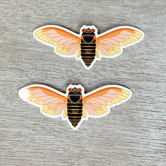 Cicada Stickers (Set of 2)